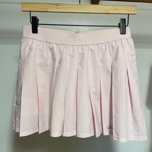 ALO Yoga Pink Pleated  Varsity Tennis Skirt